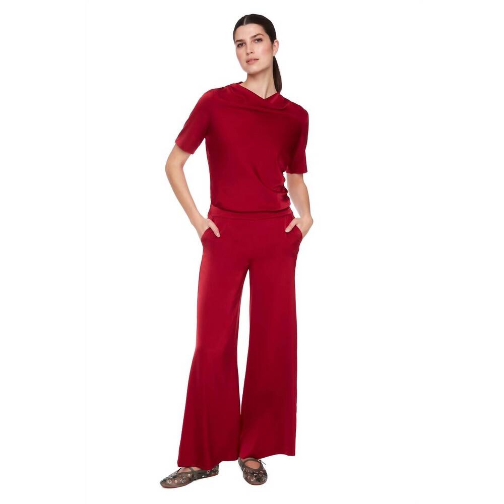 NEW UP! wide leg belize pants in lava